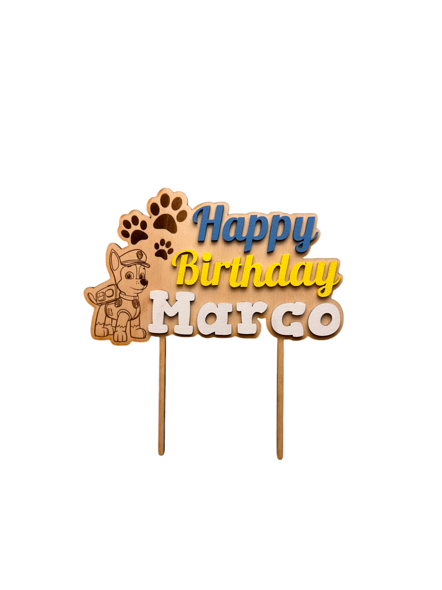 Paw Patrol Cake Topper